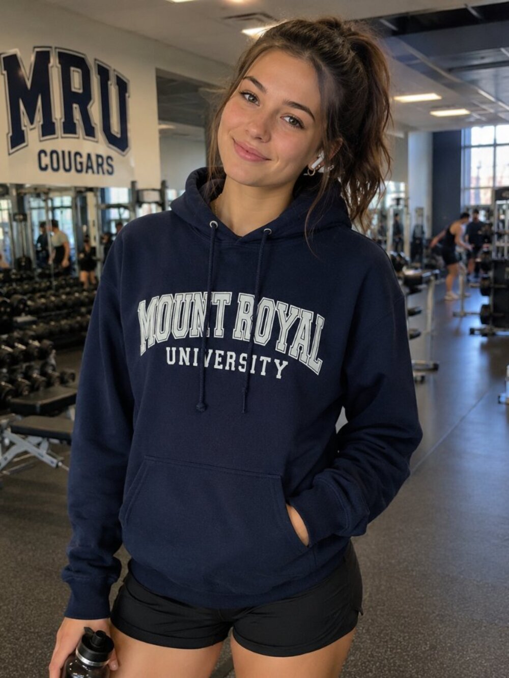 MOUNT ROYAL UNIVERSITY  womens  HOODIE (medium)